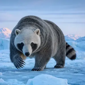 Polar bear + Raccoon